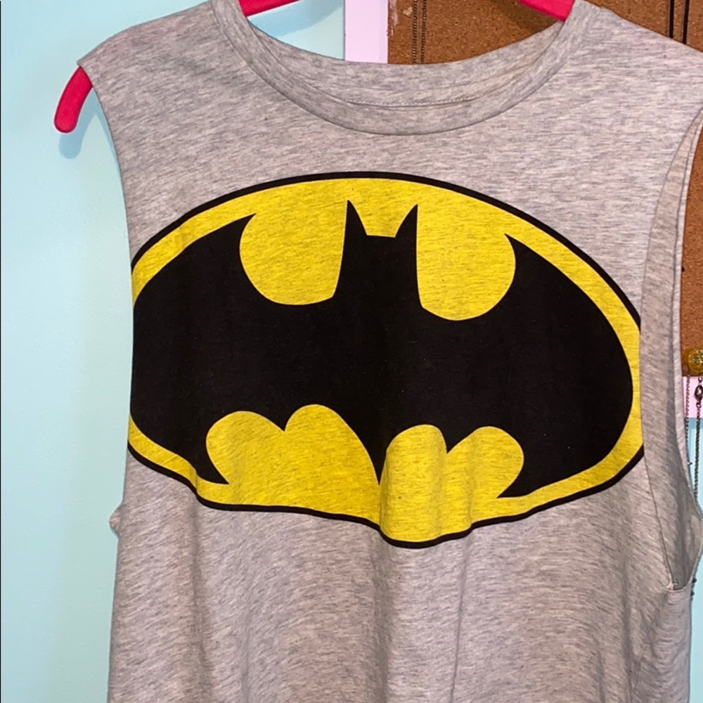 Cute Batman muscle crop top